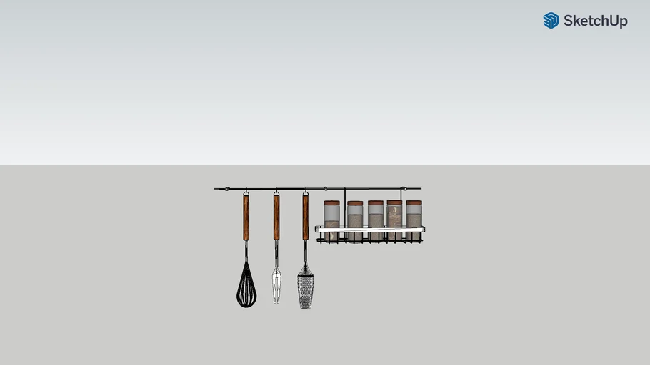 Kitchen Rack | 3D Warehouse