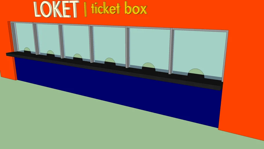 Loket Stasiun Kereta Api