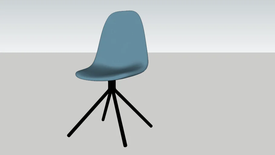 Triangle bucket chair - blue | 3D Warehouse
