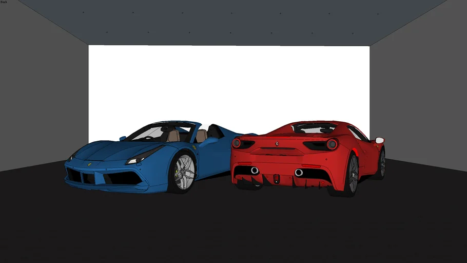 Ferrari 488 Spider Open/Closed Top