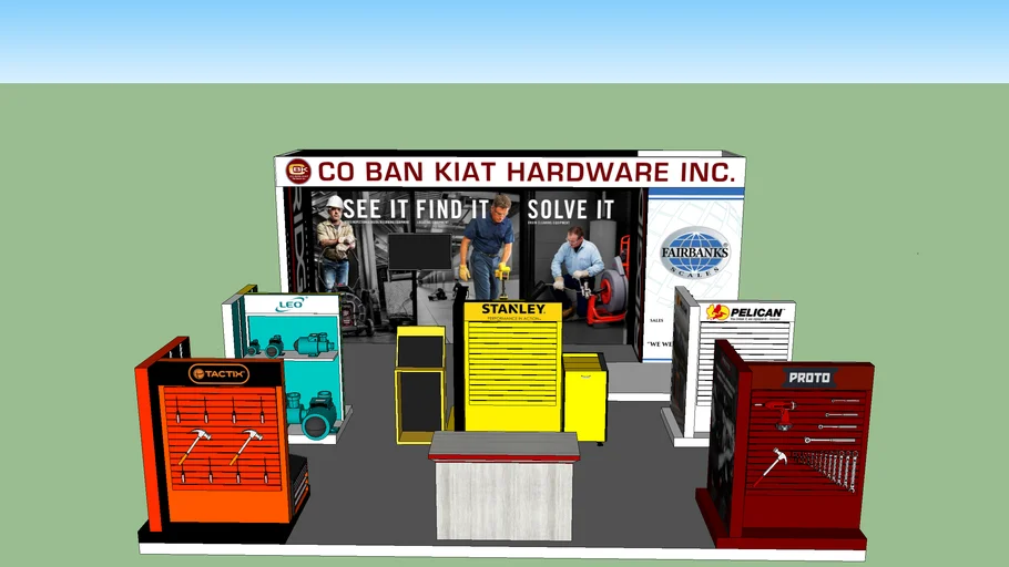 Co Ban Kiat Hardware Inc booth (Worldbex 2018)