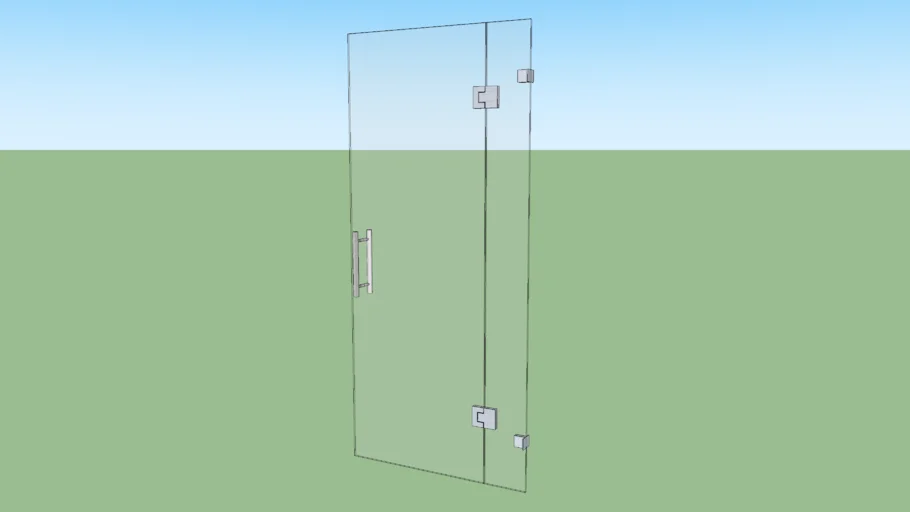 Glass Door + Glass 1