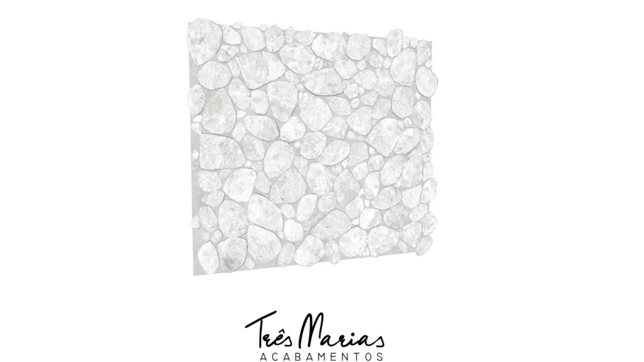 Revestimento PEDRA MOLEDO  Bianco - Três Marias Acabamentos