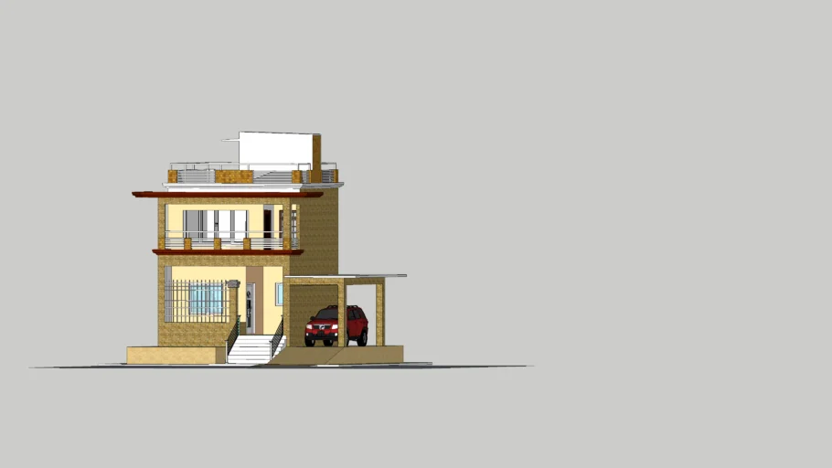 2 storey residential house