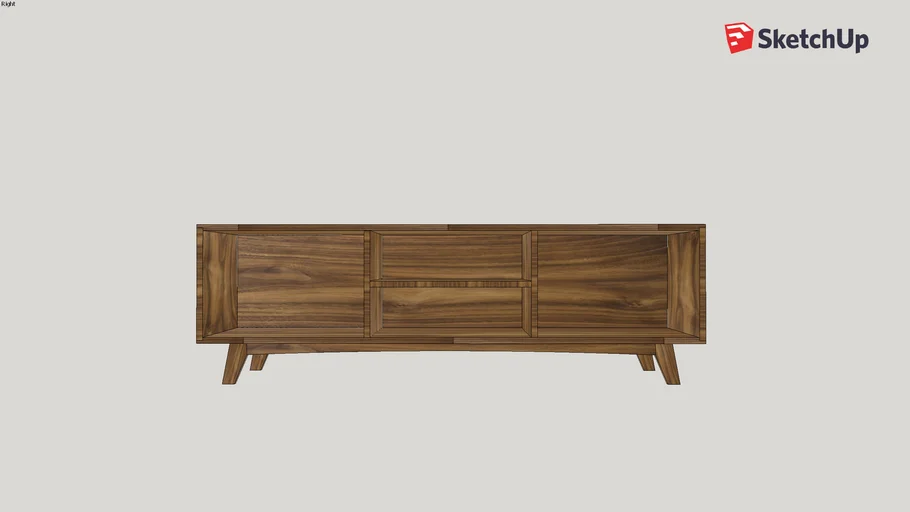 Walnut Credenza