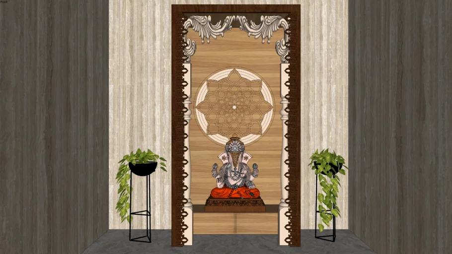 POOJA ROOM/ TEMPLE/MANDIR