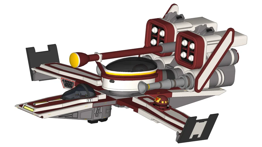 Khit's Jedi Starfighter 'The Allseeing Ak' Republic Fleet Systems XR-7