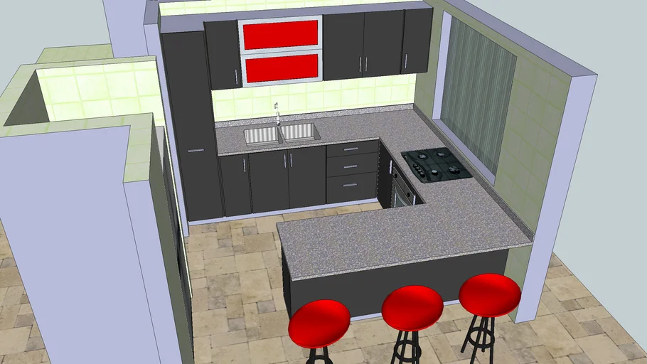 COCINA EN U