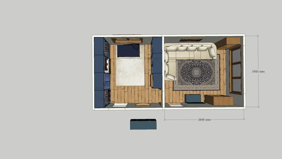 wardrobe, living room