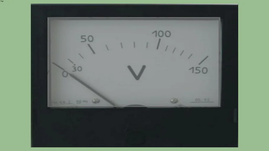 Analog voltmeter