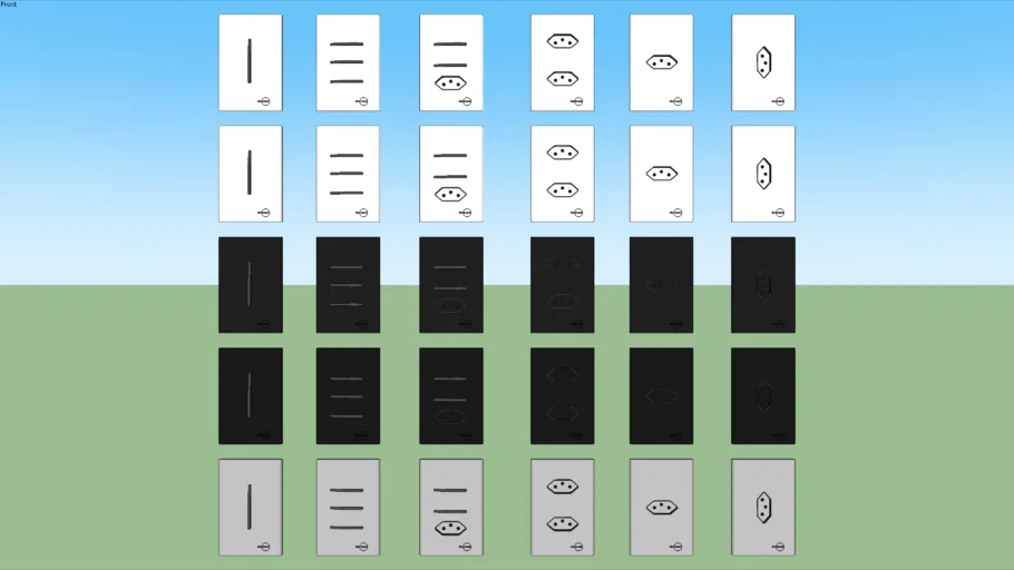Tomadas+e+Interruptores+Novara+-+Dicompel.skp