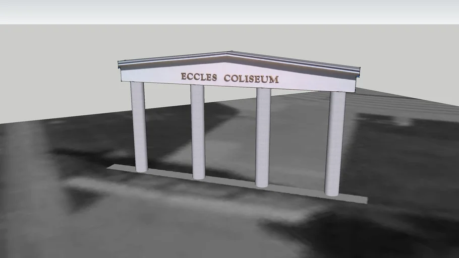 Eccles Coliseum West Entrance