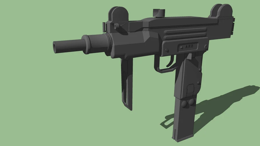 The BEST Mini-Uzi on 3dWarehouse (DETAILED) | 3D Warehouse