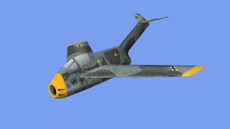 Focke-Wulf Ta 183 Huckebein (low poly)