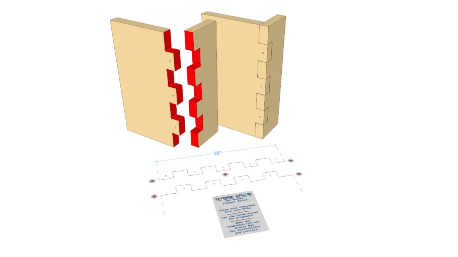 SPYKMAN DESIGN - CNC ROUTER FINGER JOINT