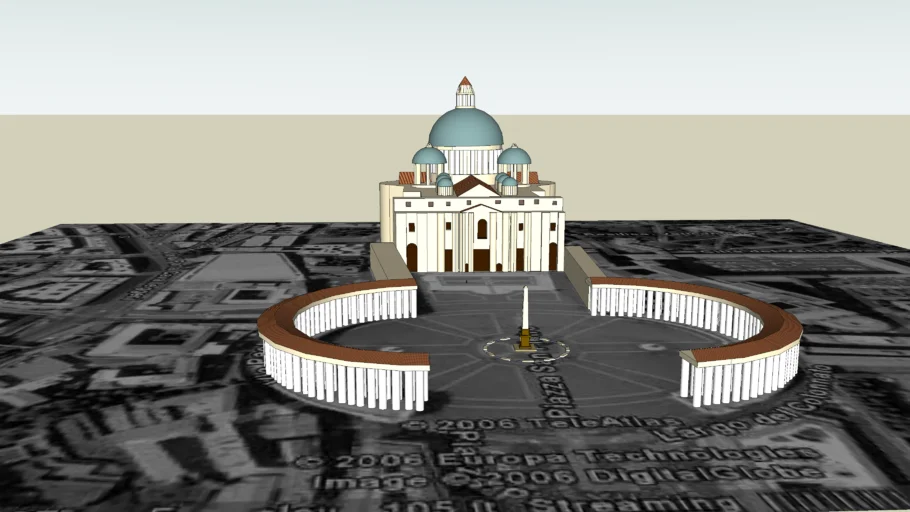 St. Peter's Basilica (coloured)
