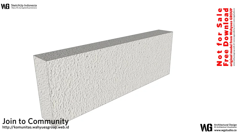Bata Ringan Hebel 60cm 7,5cm 20cm