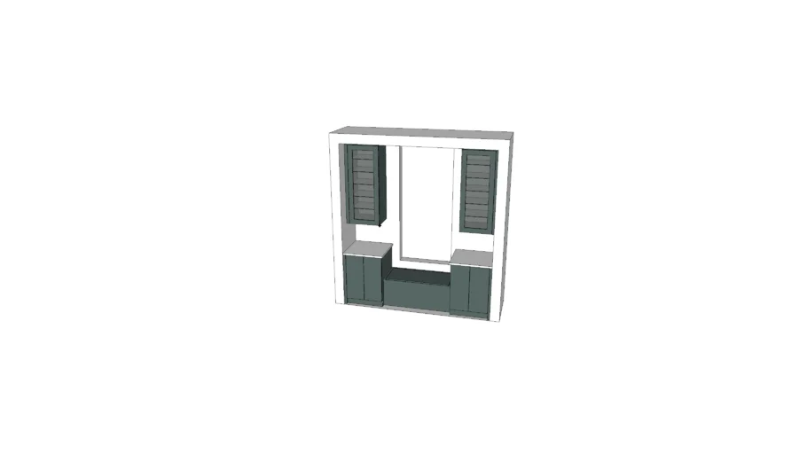 Home bar with fenix laminate