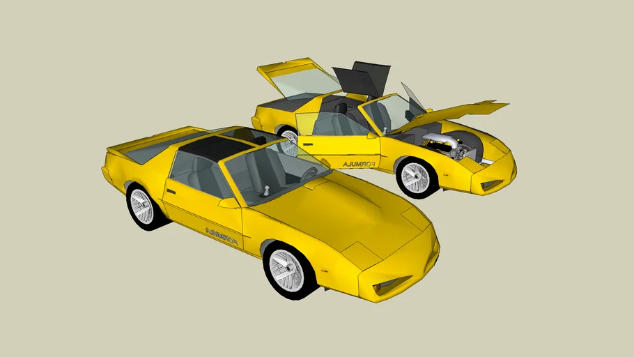 pontiac firebird full option formula sports car