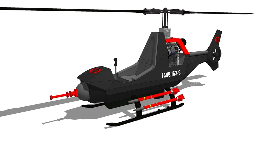 G.I. Joe Cobra Fang Gyrocopter / Helicopter