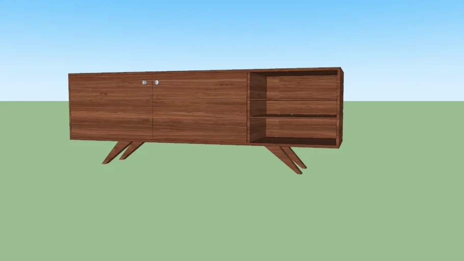 Mid-Century Modern Credenza 