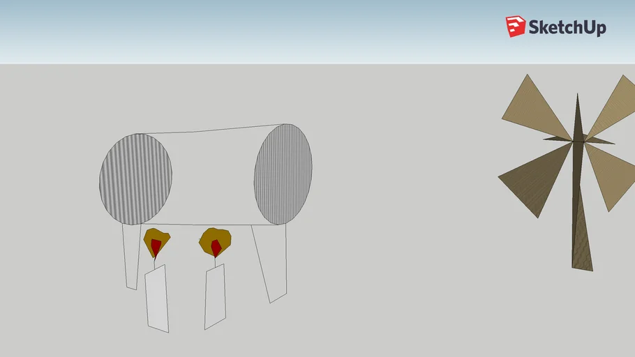 Maqueta 3D de la energia termica