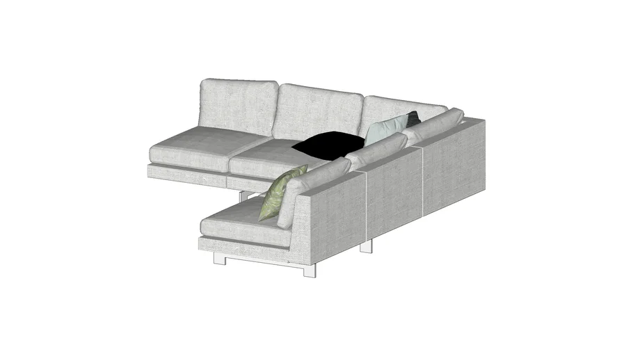 L-SHAPE SOFA BY OLSI