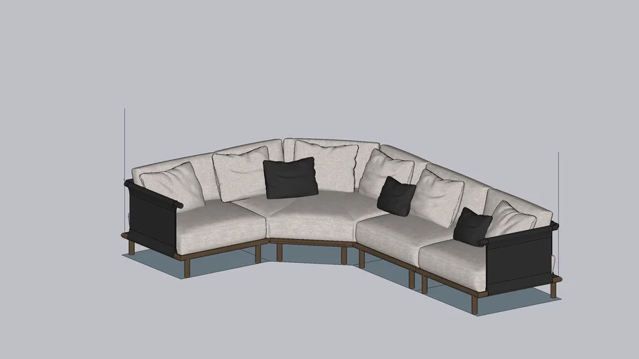 sofa seccional natulier