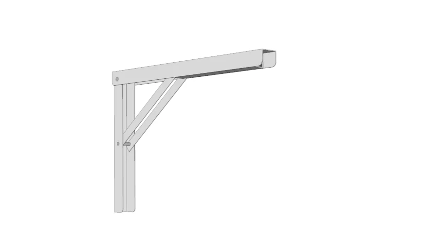 16" Heavy Duty Folding Shelf Bracke