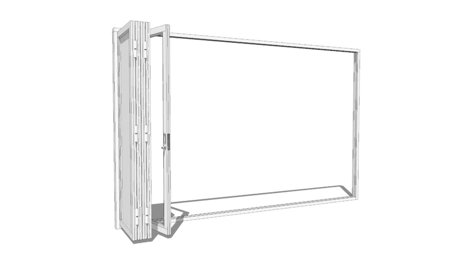 Bi-fold door set