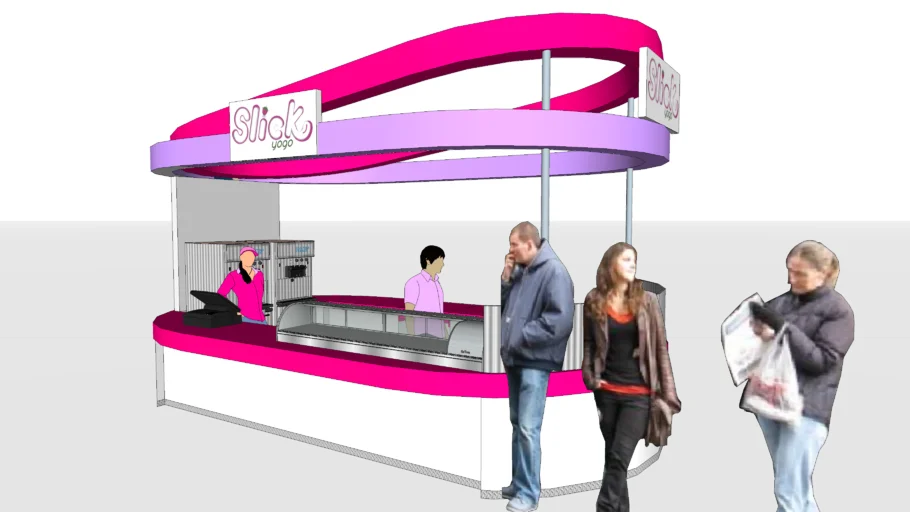 Ice cream - Frozen yogurt kiosk