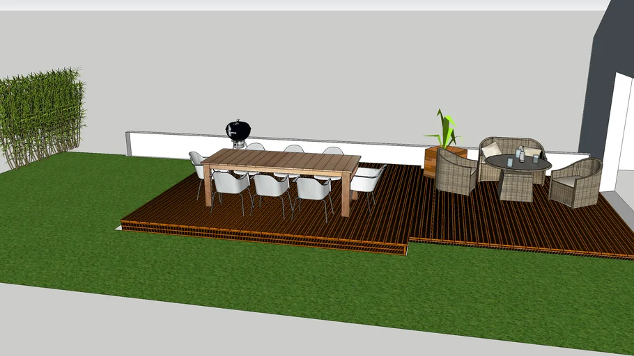 terrasse bois double