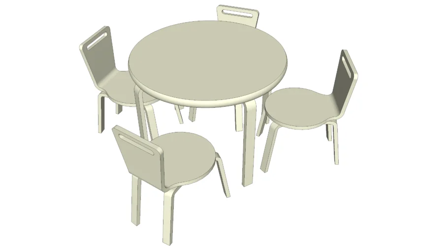 children chair table