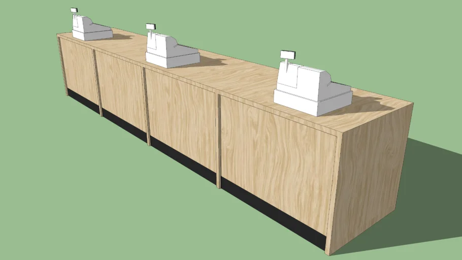 Shop Counter | 3D Warehouse