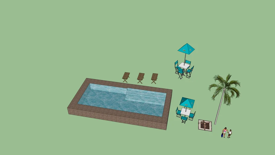 PISCINA MODELADO 3D LUZ ANGELICA GOMEZ