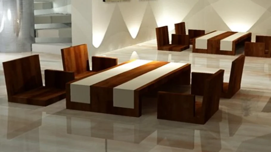 Japanese table and chairs