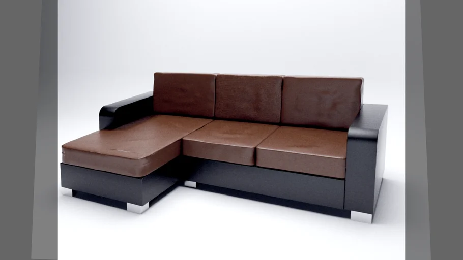 Leather Sofa / Sofá de cuero