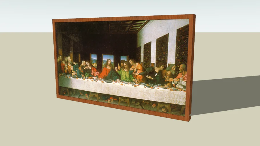 The Last Supper - Leonardo da Vinci | 3D Warehouse