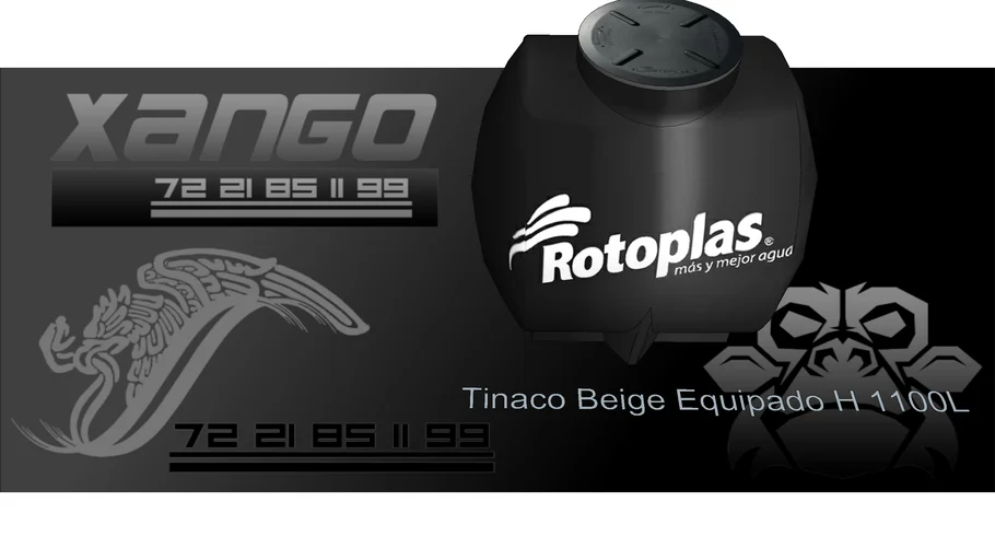 Tinaco Rotoplas 1100 lts