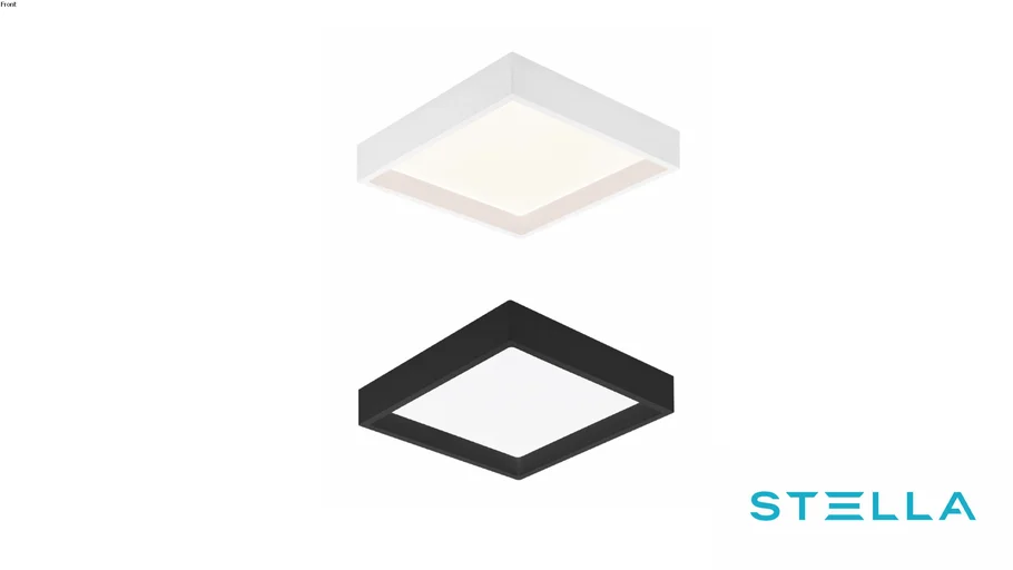 Plafon DEEP 24W de sobrepor STH20904 - Stella