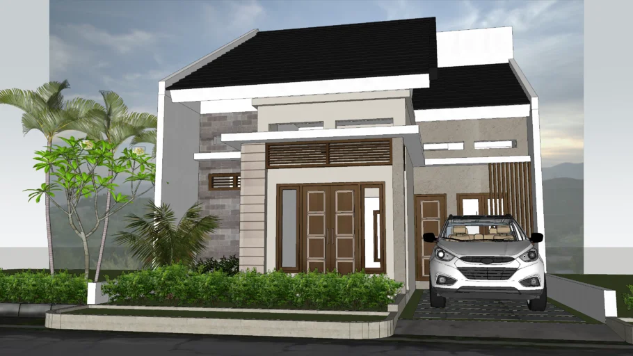 Rumah 1 Lantai 8x14