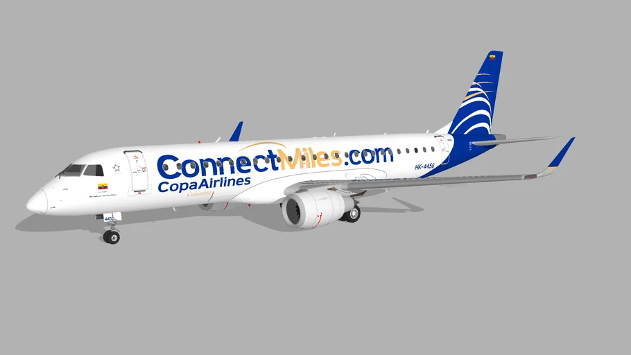 Copa Airlines Colombia ''ConnectMiles'' (HK-4456) - Embraer 190-100LR (2015)