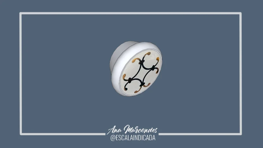 PUXADOR DE PORCELANA