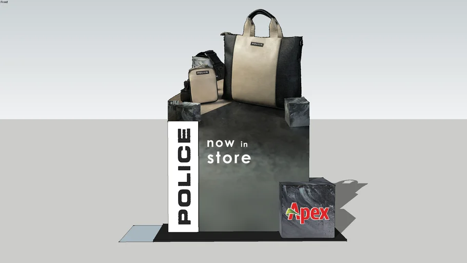 POLICE Cutout Display Board