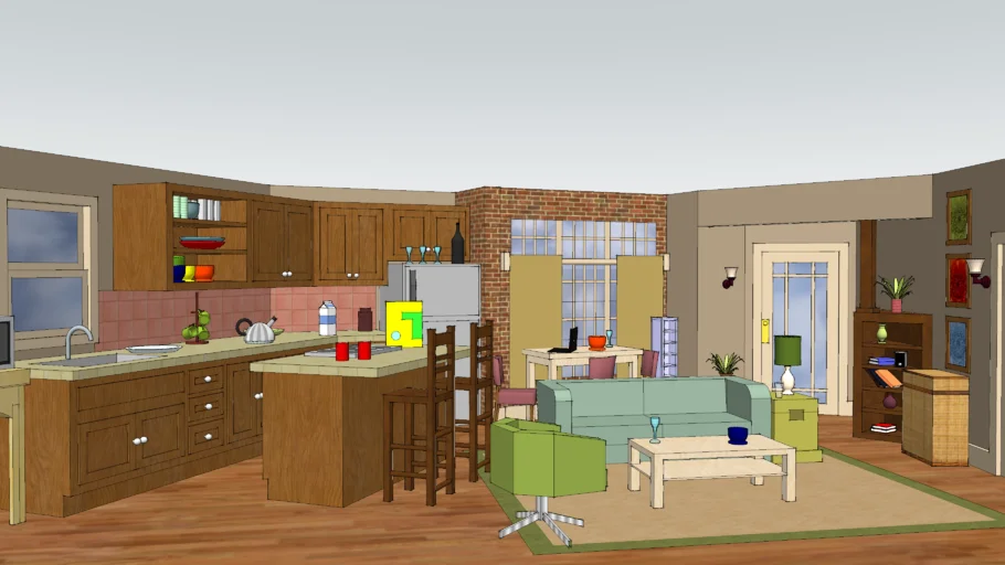 Penny's Apartment - THE BIG BANG THEORY