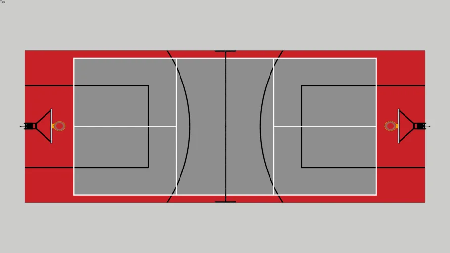 Pickleball Basketball Court