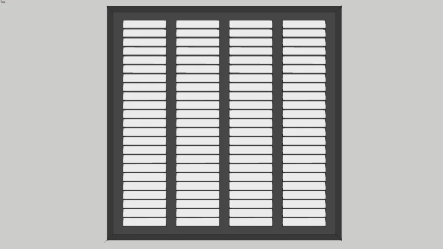 12" x 12" Return Air Floor Grill With Duct Box