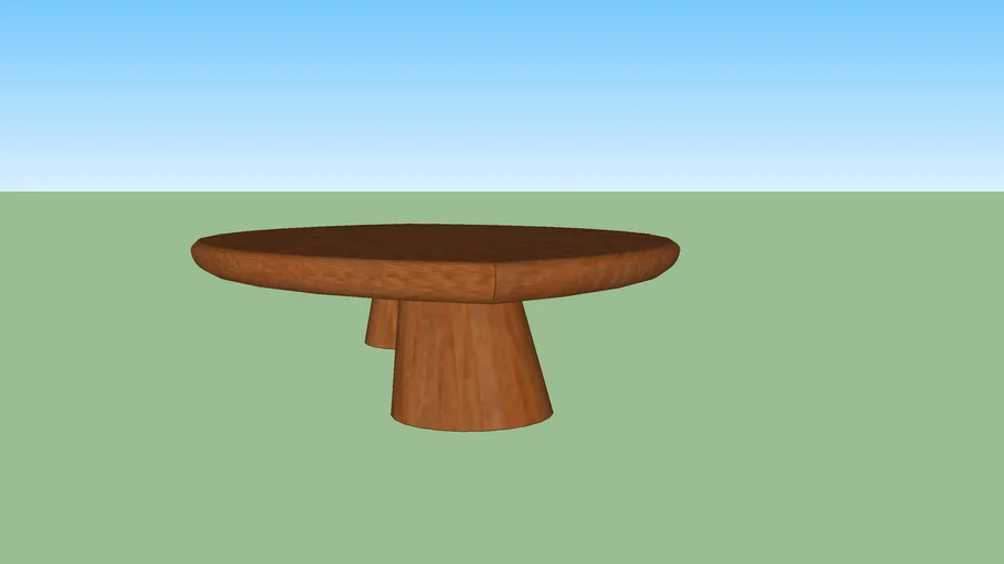 Mesa rustica para centro de sala