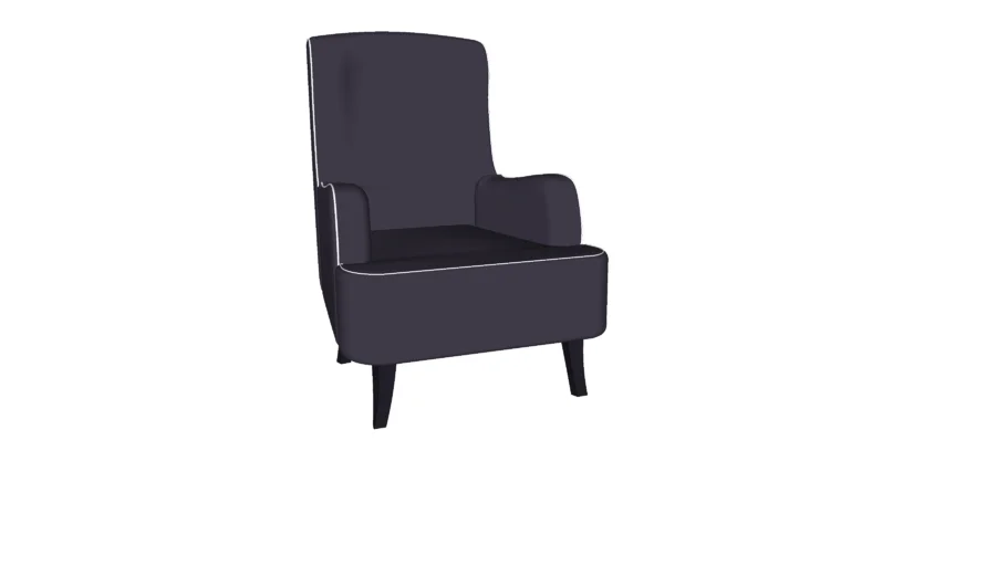 78582 Sessel Boudoir Black