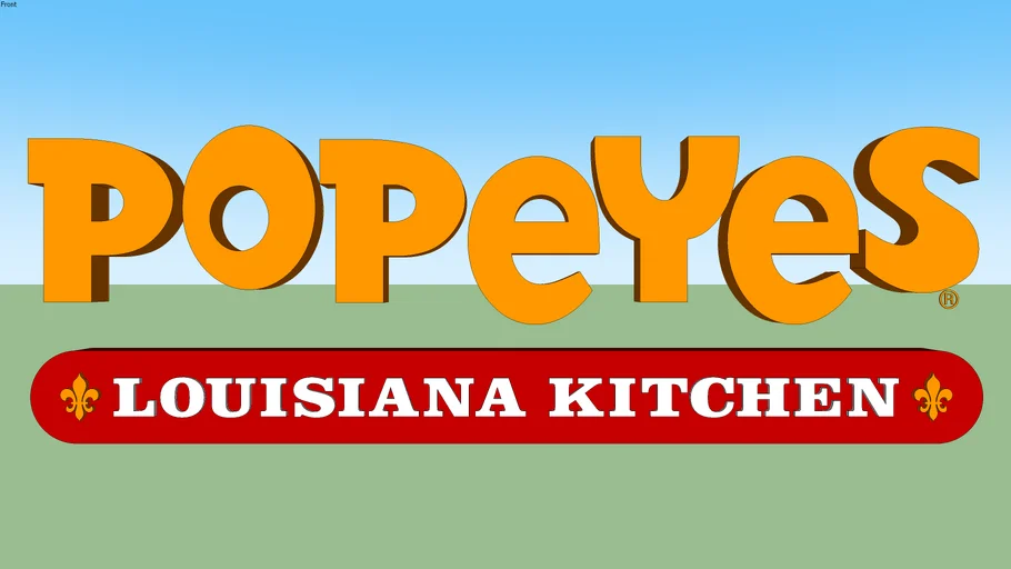 Popeyes logo (2008-2019)